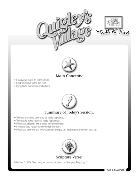Quigley's Village Curriculum Page 1