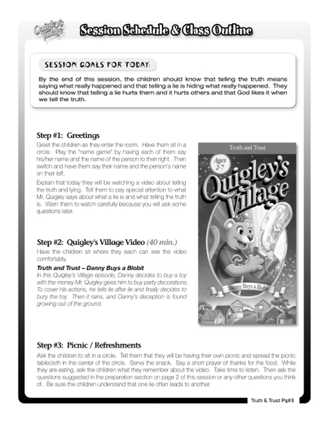 Quigley's Village Curriclum Page 3