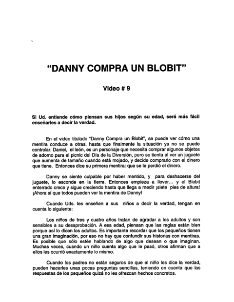 Quigley's Village Parent Guide 1