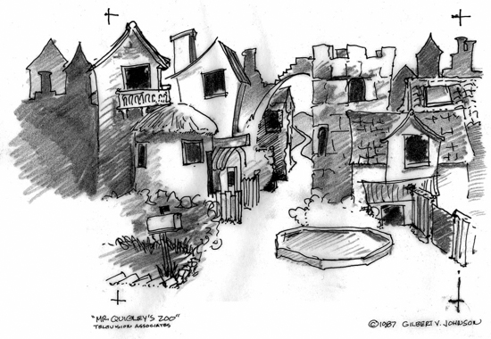 Sketch of the Village layout