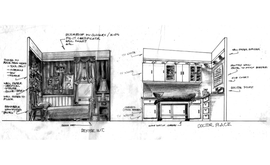 Sketch of the Village layout